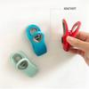Kitchen Clamp, 3 pcs, Red Sky Blue Dark Blue, Plastic Magnet Material, 20 grams, Magnetic Back, Dishwasher Safe Bag Clips for