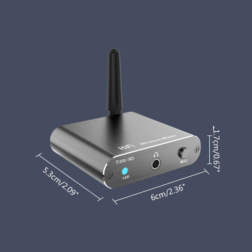 Bluetooth-compatible Audio Receiver DC5V Supports Aptx-HD HIFI Wireless Music Low Latency for Amplifier TV Headphone TV