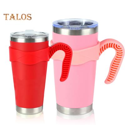 20 Oz/30 Oz Tumbler Handle Non-Slip Cup Holder Travel Mug Grip Ergonomic Replacement Handle for Stainless Steel Mugs