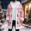 Men's Casual Christmas Print Jacket for Holiday Gatherings and Daily Wear