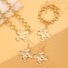 Cross Pendant Punk Jewelry Set Exaggerated Big Y2K for Women Party Jewelry Accessories 1 Set Geometric Circular Chain Jewelry Gifts  Handmade