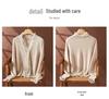 Women's V-neck Tassel Cashmere Knit Cardigan – Versatile Slimming Fashion with Long Sleeves, Loose Fit, and Soft Design.