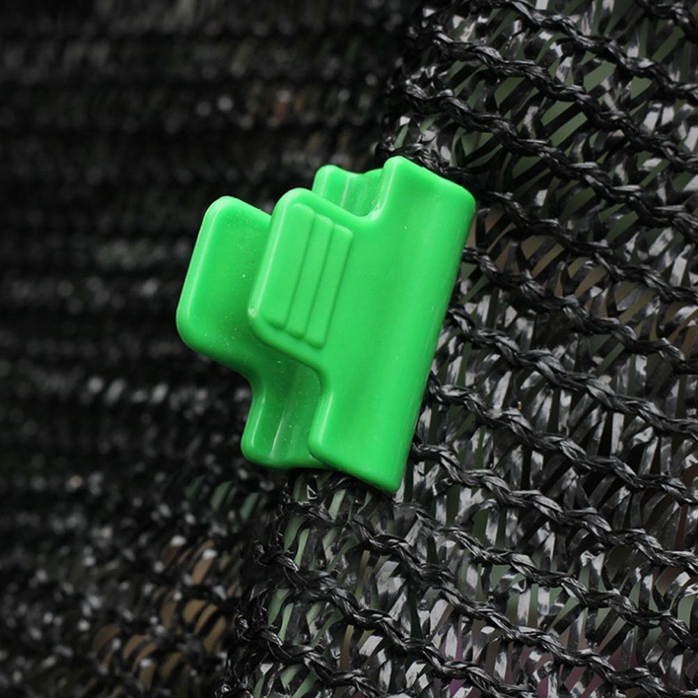 24 Stück Kunststoff Gewächshausfolienklemmen Gartenwerkzeug Gewächshauszubehör für 11mm Rohr