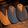 Chery Jetour Handmade Crazy Horse Leather Car Key Cover with Buckle