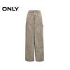 ONLY Women's Retro Distressed Loose Wide-Leg Cargo Pants