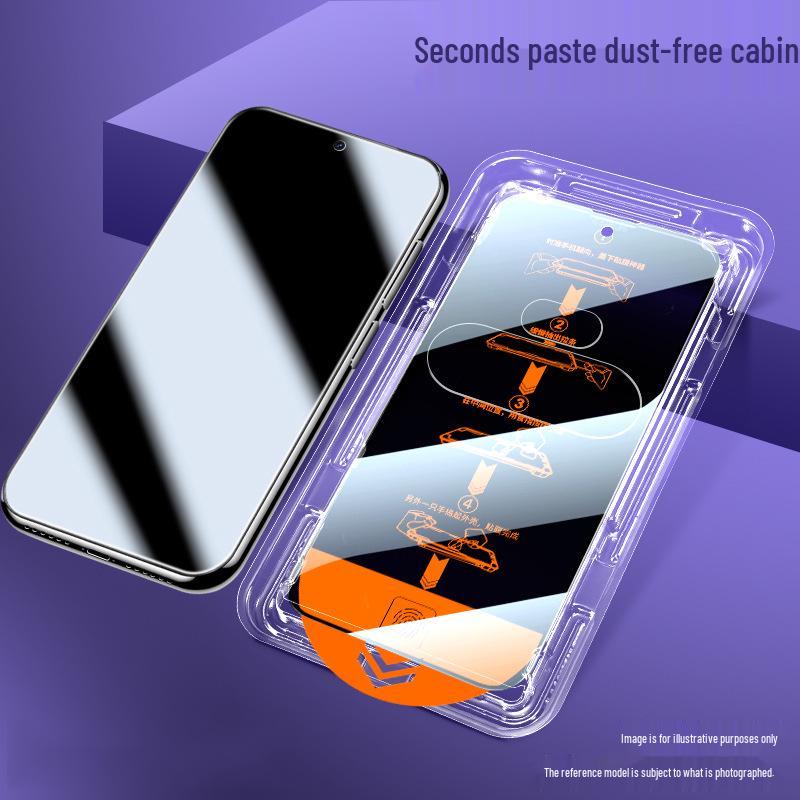 HD Netlik ve Kolay Toz Giderme Özellikli iPhone 17 Pro Max Gizlilik Korumalı Temperli Cam Film