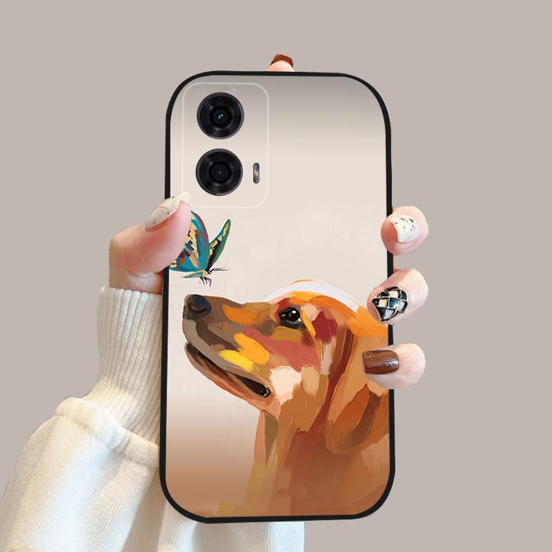 For Motorola Moto G24 Power 4G Case G 24 New Fashion Flower Silicone Soft Back Cover For Moto G04 G04s Phone Case MotoG04 Coque