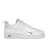 Nike Air Force 1 07 LV8 Reflective Swoosh - White Dark Marina Blue Men Sneakers FB8971-100
