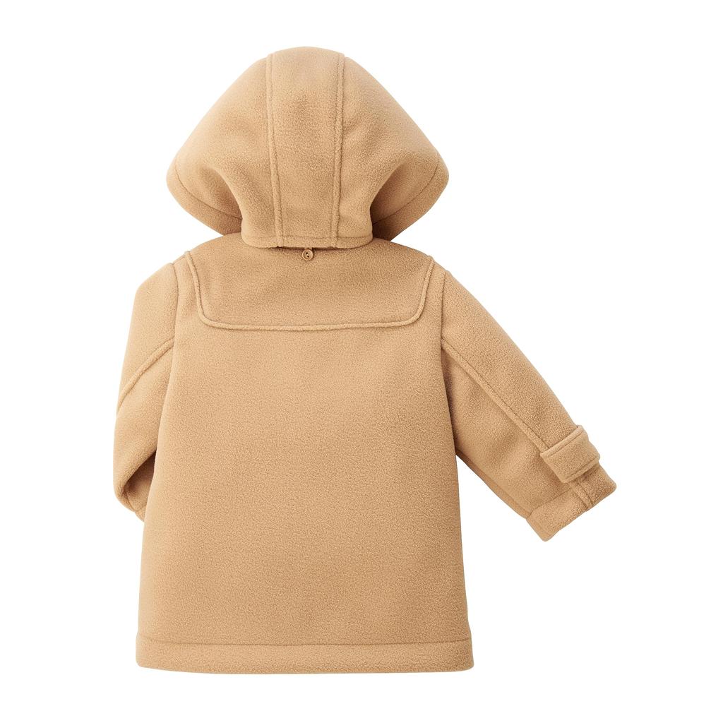 Duffle Cold Weather Beige [MIKI HOUSE] Kabát, Svrchní oblečení, Fleecová bunda, Bunda, Chlapci, Dívky, Miminka, Děti, Dětské oblečení, 10-3862-497, 110 cm,