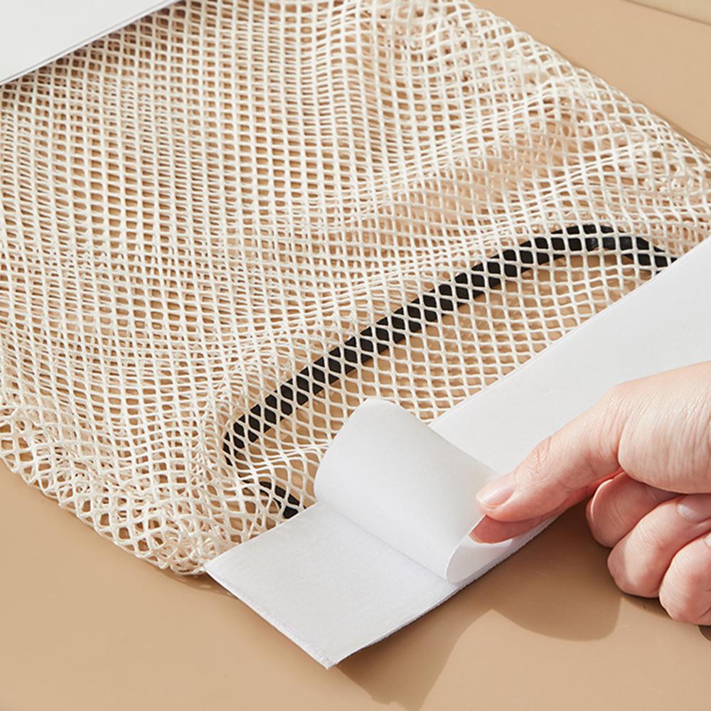 1-3PCS Wall-Mounted Large-Capacity Hanging Mesh Storage Bag Kitchen Garbage Bag Organizer Net Kitchen Storage Tool