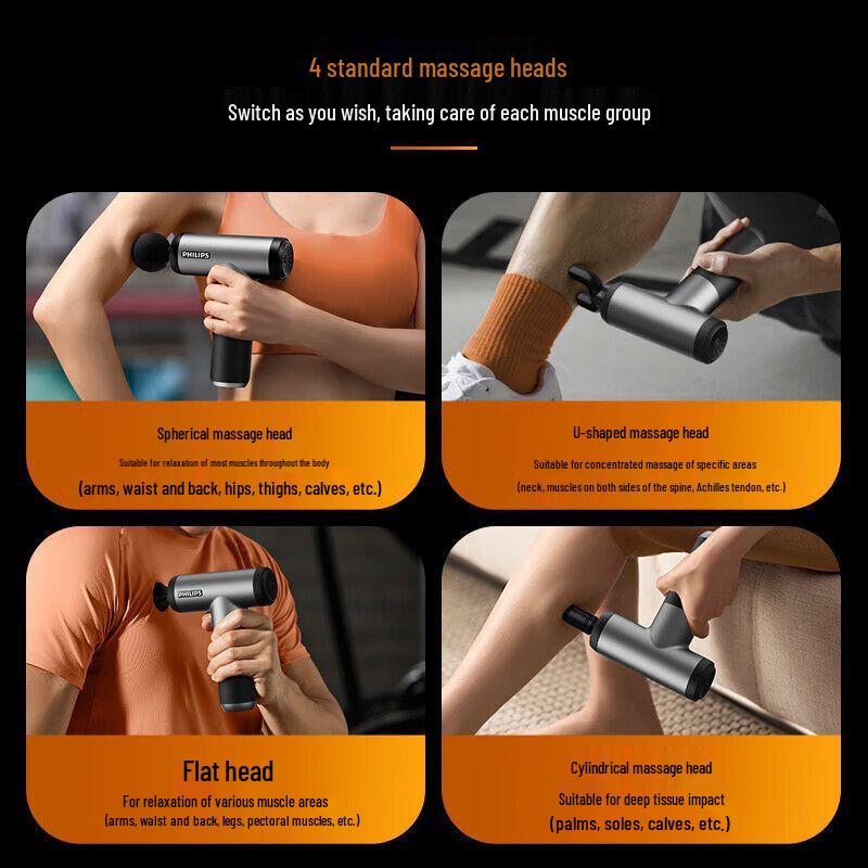 Philips PPM7305 Percussion Massage Gun CN Plug (adapter Included)