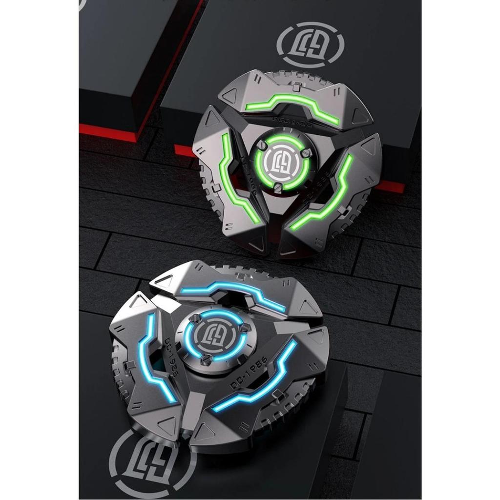 צעצוע להפגת מתח זוהר פידג'ט ספינר הטוב ביותר פליימוביל קצה להקלה אנטי-סטרס צעצוע להקלה מתכת EDC גלגלת מבוגרים ילדים ADHD