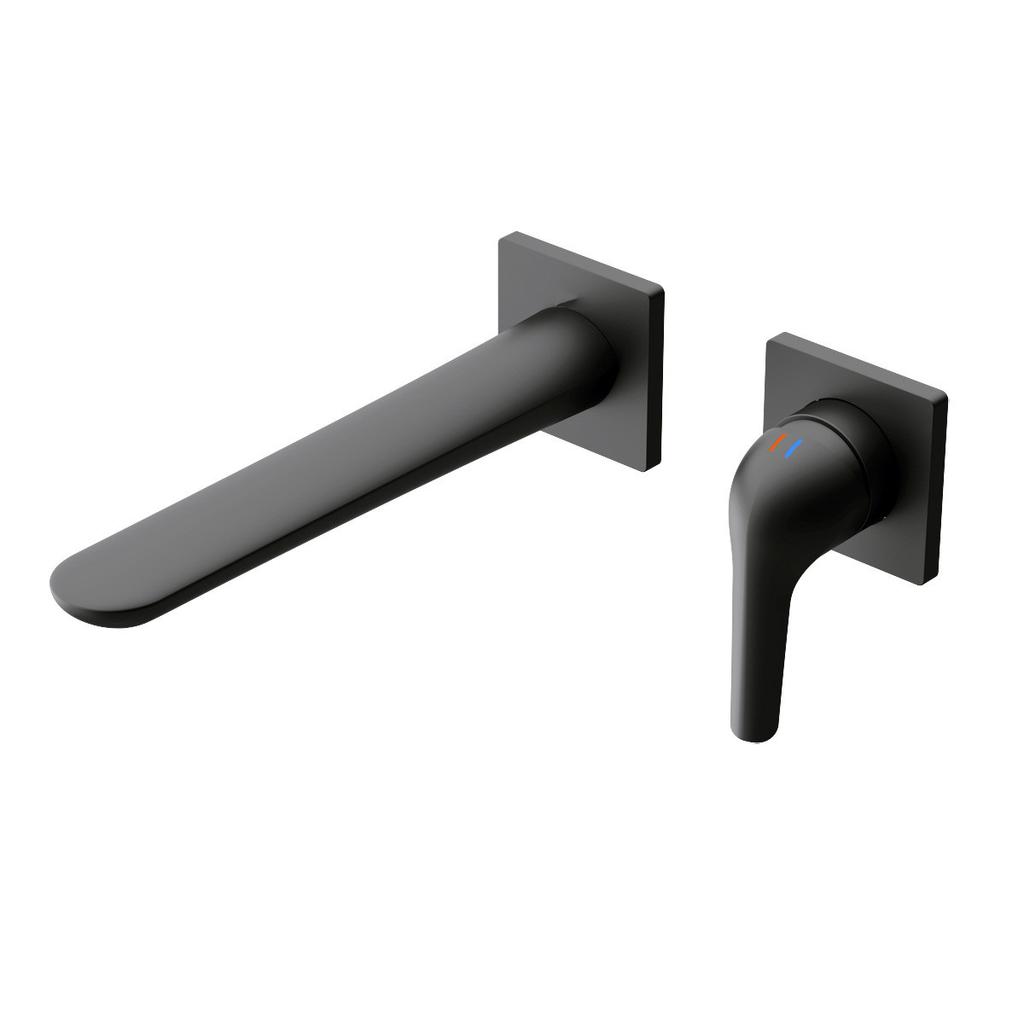 New Arrival Basin Faucets Brush Gold Bathroom Sink Faucets Hot Cold Wall Mounted White Mixer Water Tap Top High Quality