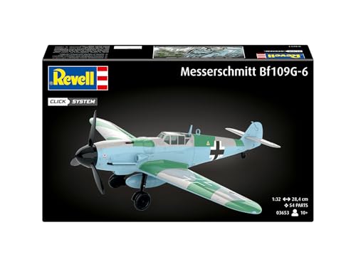 Revell 1/32 German Air Force Messerschmitt BF109G-6 Plastic Model Kit 03653