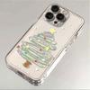 Christmas Tree Drawing iPhone Case - Compatible with iPhone 16/15/12/11/XR, Full Coverage, Soft, Drop Protection