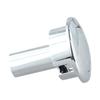 Easy Installation Chrome Toilet Button Toilet Flush Fits 38mm To 44mm Holes Versatile Toilet Button Design Accessory