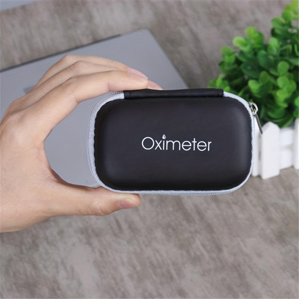 Zipper Storage Bag. Flexible, wear-resistant case for oximeter, ideal for home & travel.