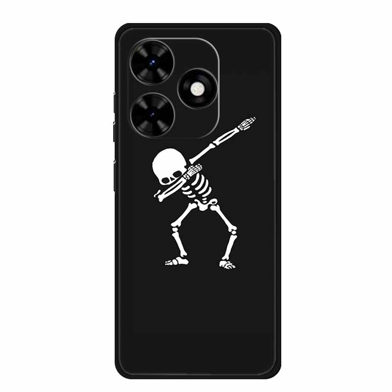 For Tecno Spark Go 2024 Case Luxury TPU Silicone Soft Back Cover Phone Cases for Tecno SparkGo 2024 BG6 Shockproof Flower Fundas