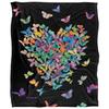 Royce McClure Wildheart Silky Butterflies Supersoft Blanket