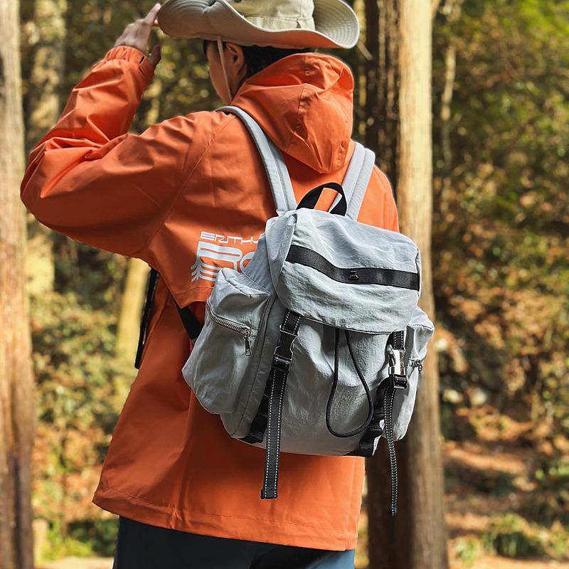 Outdoor Versatile Backpack Street Trend Lightweight Travel Backpack Large Capacity Leisure Student Couple Travel School Bag