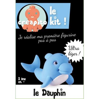 MegaCréa DIY - Child Modeling Clay Kit Creapito The Dolphin