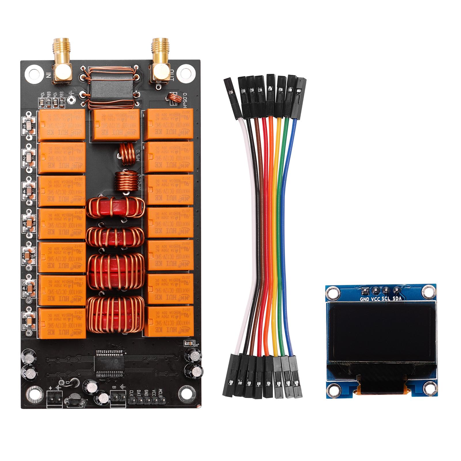 

ATU-100 DIY Комплекты 1,8-50 МГц Автоматический антенный тюнер + OLED Прошивка Программируемый усилитель Приемник