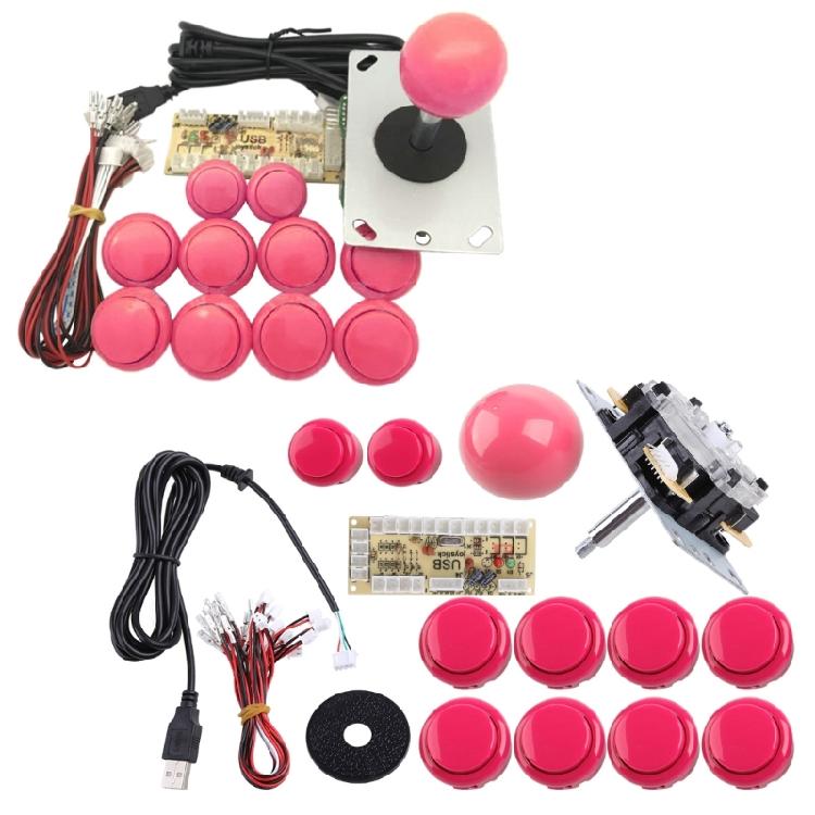 DIY Raspberry Pi Controller DIY Arcade Joystick LED Arcade Buttons for Players