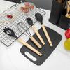 19-Piece Non-Stick Silicone Kitchenware Set with Food-Grade Wooden Handles