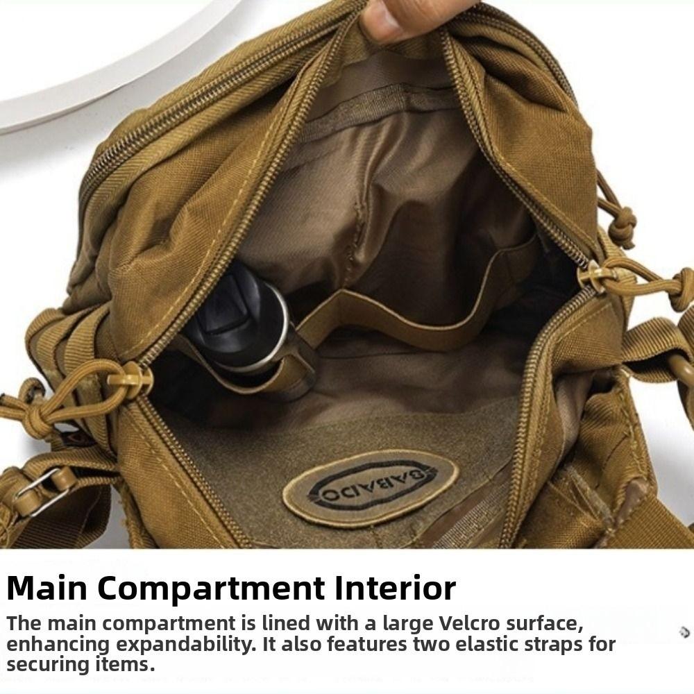 High Density Oxford Outdoor Waist Bag Large Capacity Travel Waist Hanging Bag Outdoor Sports