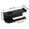 1pc Drill-Free Toilet Paper Holder Wall-Mounted Tissue Rack & Roll Paper Bar Storage Shelf Kitchen Bathroom Storage Rack