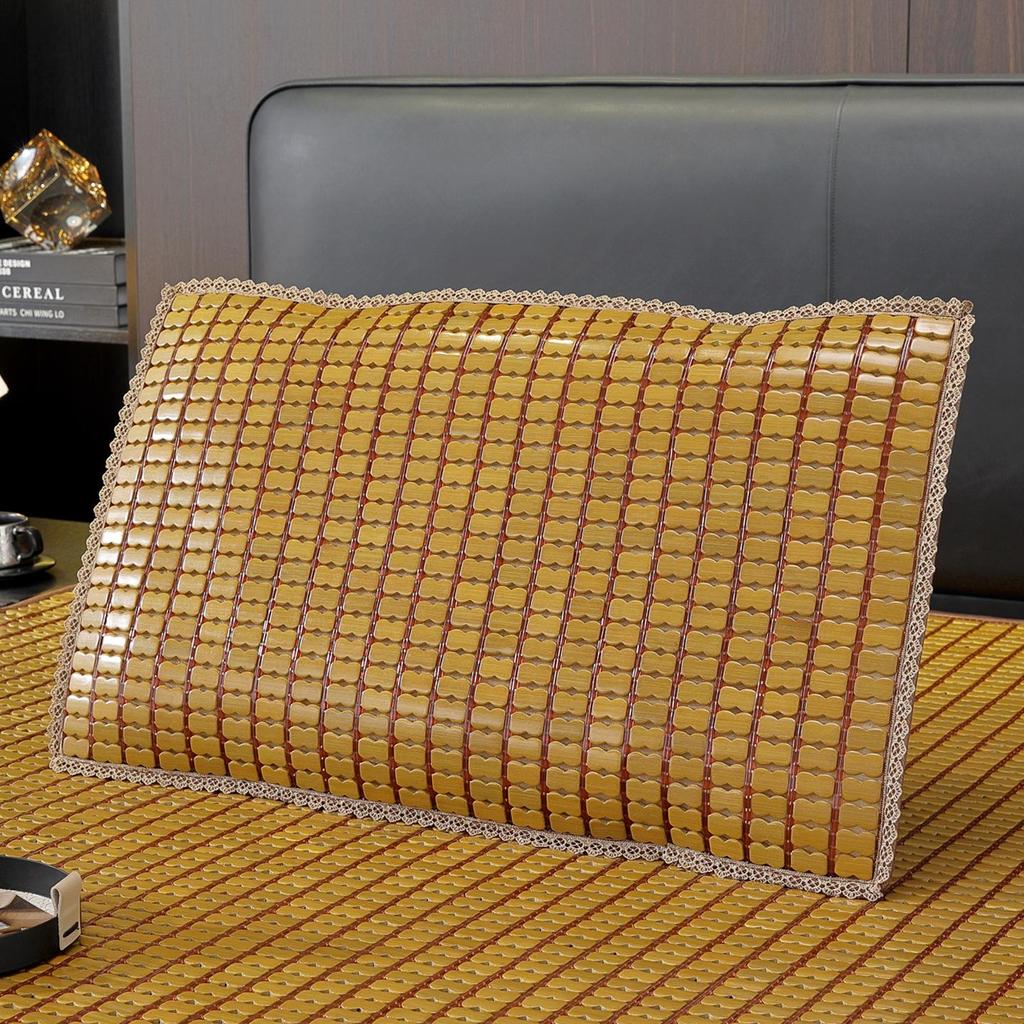Cooling Bamboo Pillow Cover: Summer-Ready, Free Shipping, Single-Person Mat