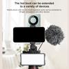 Portable Phone Tripod Mount Metal Phone Mount for Tripod with Dual Phone Holder Cold Shoe Mounts