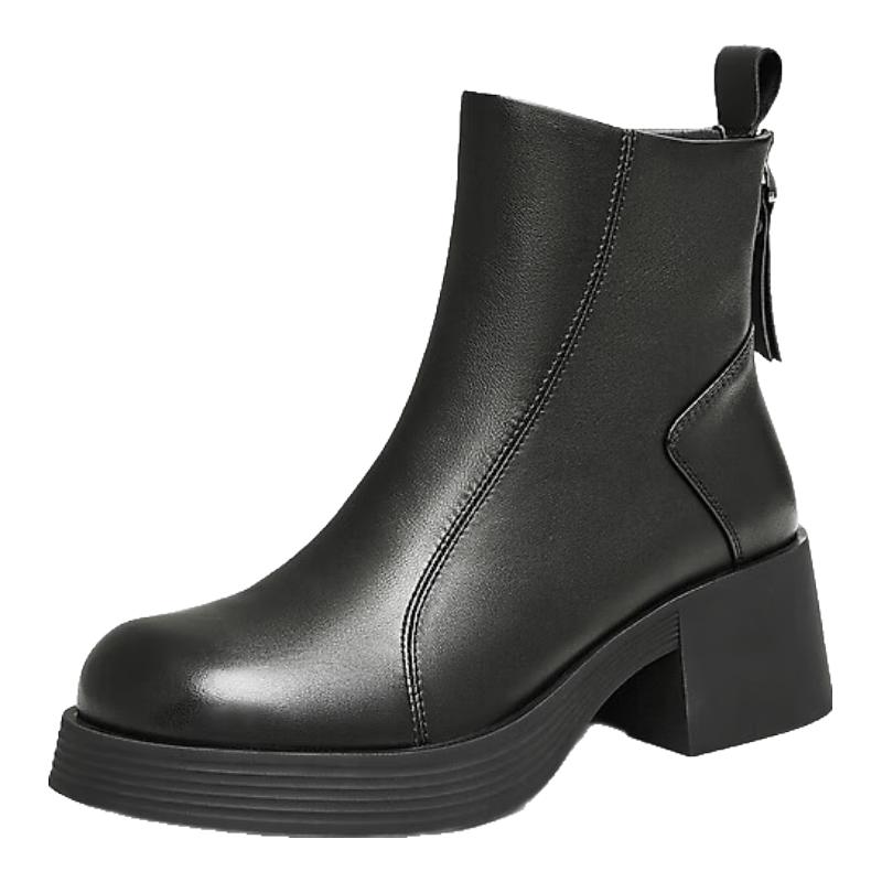 Tianmeiyi Women s Plush Lined Chelsea Boots 37