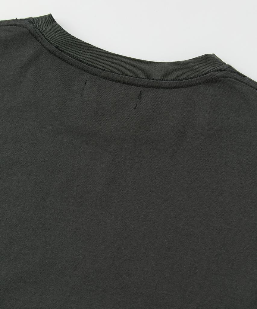 RAIMENT Piece Pigment Print Short Sleeve T-Shirt_Charcoal