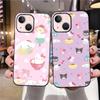 B-53 My Melody  Black Case for Redmi 10A 10C 12C 13C 9A 9C 9T A3X Note 10 9 9S 10S iPhone 11 12 13 14 15 16 X XS Pro Max Mini 7 8 Plus XR