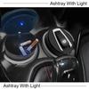 AABIF1 Car LED Ashtray Garbage Coin Storage Cup Container Cigar Ash Tray Stickers For Mercedes Benz C260 C200 C180 GLA/E/C Class E43