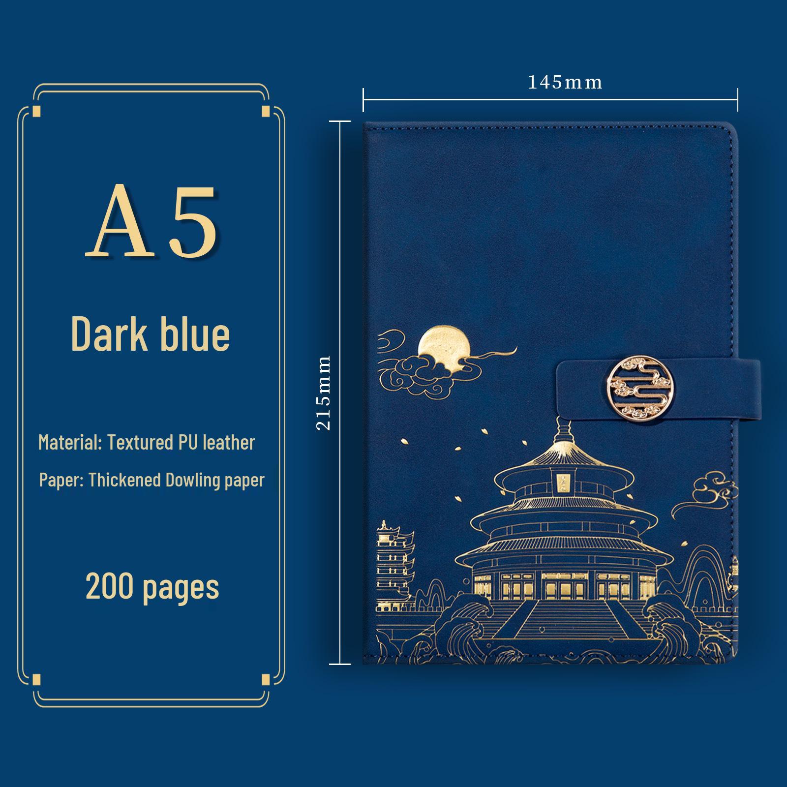 Chinese Style A5 Notebook Gift Set with Custom Logo - Ideal for Student Rewards or Company Meetings A5