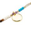 Bracelet - Luxenter - Lyhakk - Argent 925 - Or jaune 18K - Cristaux multicolores