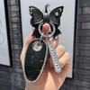 Tpu 3 Buttons Car Key Case Cover Holder Chain For Voyah Free Suv Smart Fob Key Protective Shell Decoration Interior Accessories