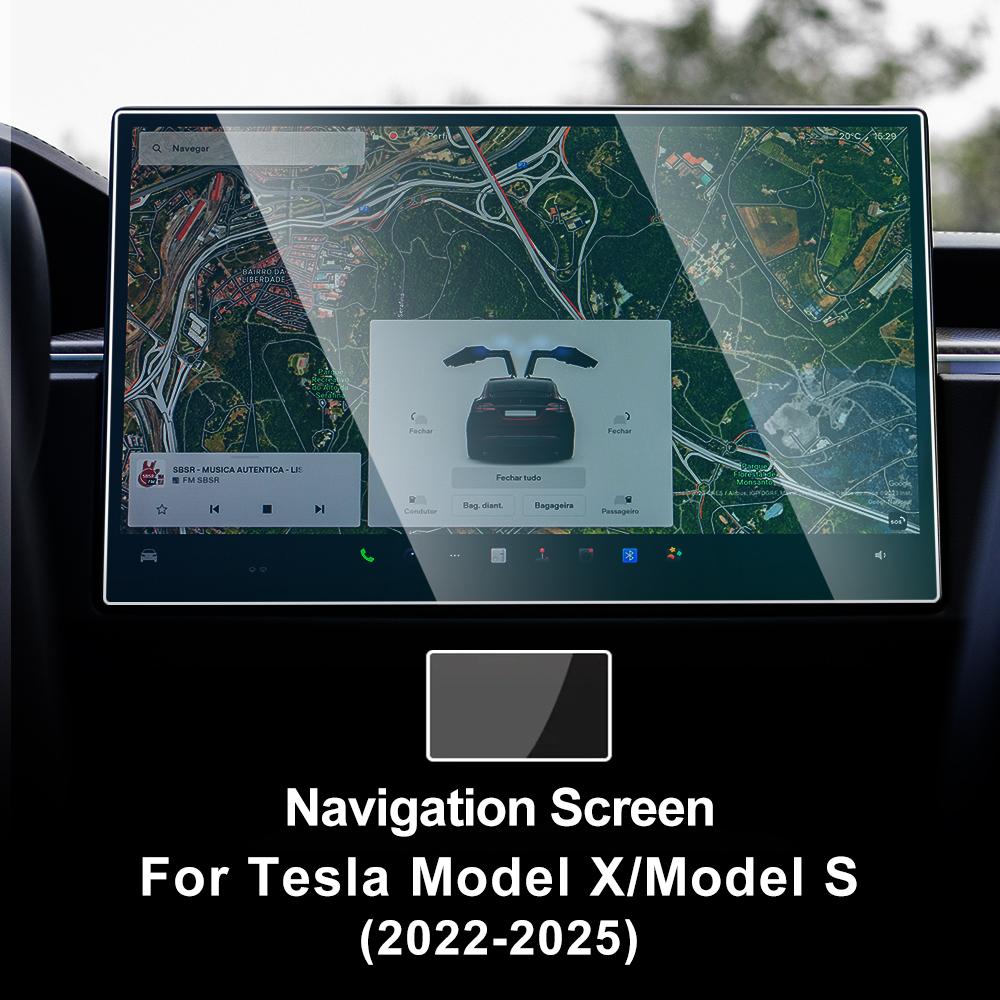 Car Tempered Glass Protective Film For Tesla Model X S -25 Auto GPS Navigation Screen Protector Display Interior Accessories