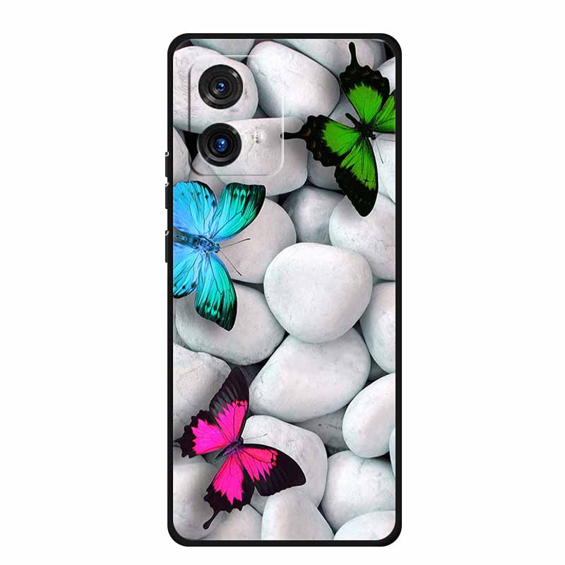 Per Motorola Moto G84 G54 5G Custodia Lusso TPU Morbido Silicone Cover Posteriore per Moto G54 MotoG84 Protettiva Antiurto Fundas