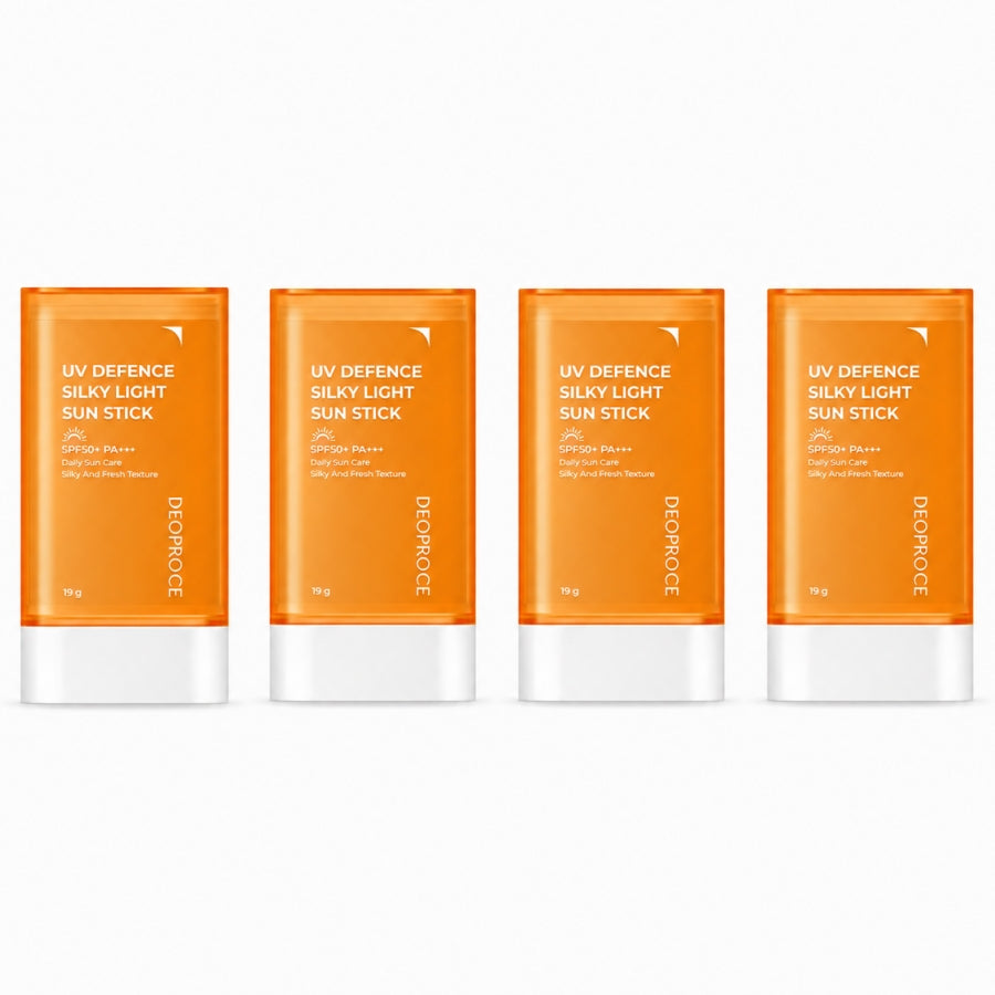 Deoproce UV-Schutz Seidiger Sonnenstift SPF50+ PA++++ 19g*1Stk/2Stk/3Stk/4Stk