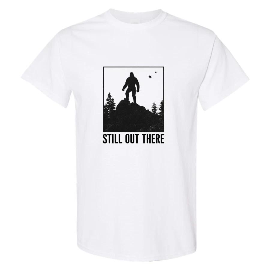 Still Out There Bigfoot T Shirt Vintage Sasquatch Forest Mountain Graphic Tee XL