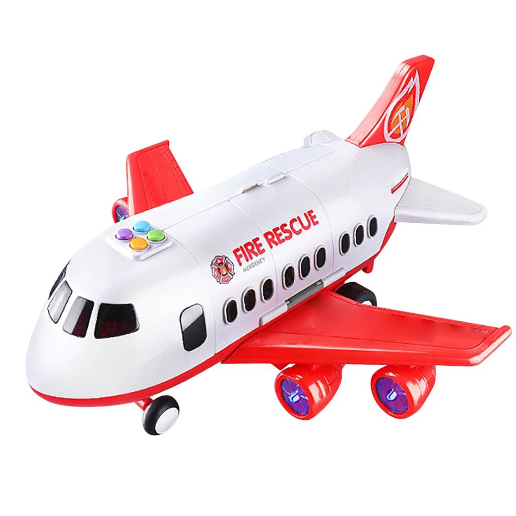 Airplane Car Toys Set Transport Cargo Airplane With Fire Truck Vehicles DIY Gift