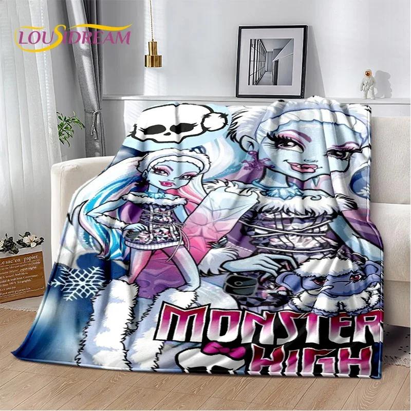 Cartoon Monster High Draculaura Wampir Miękkie Koce, Utrzymuj Ciepły Koc Wygodny Na Piknik Łóżka Sofa Dom Sypialnia Dzieci