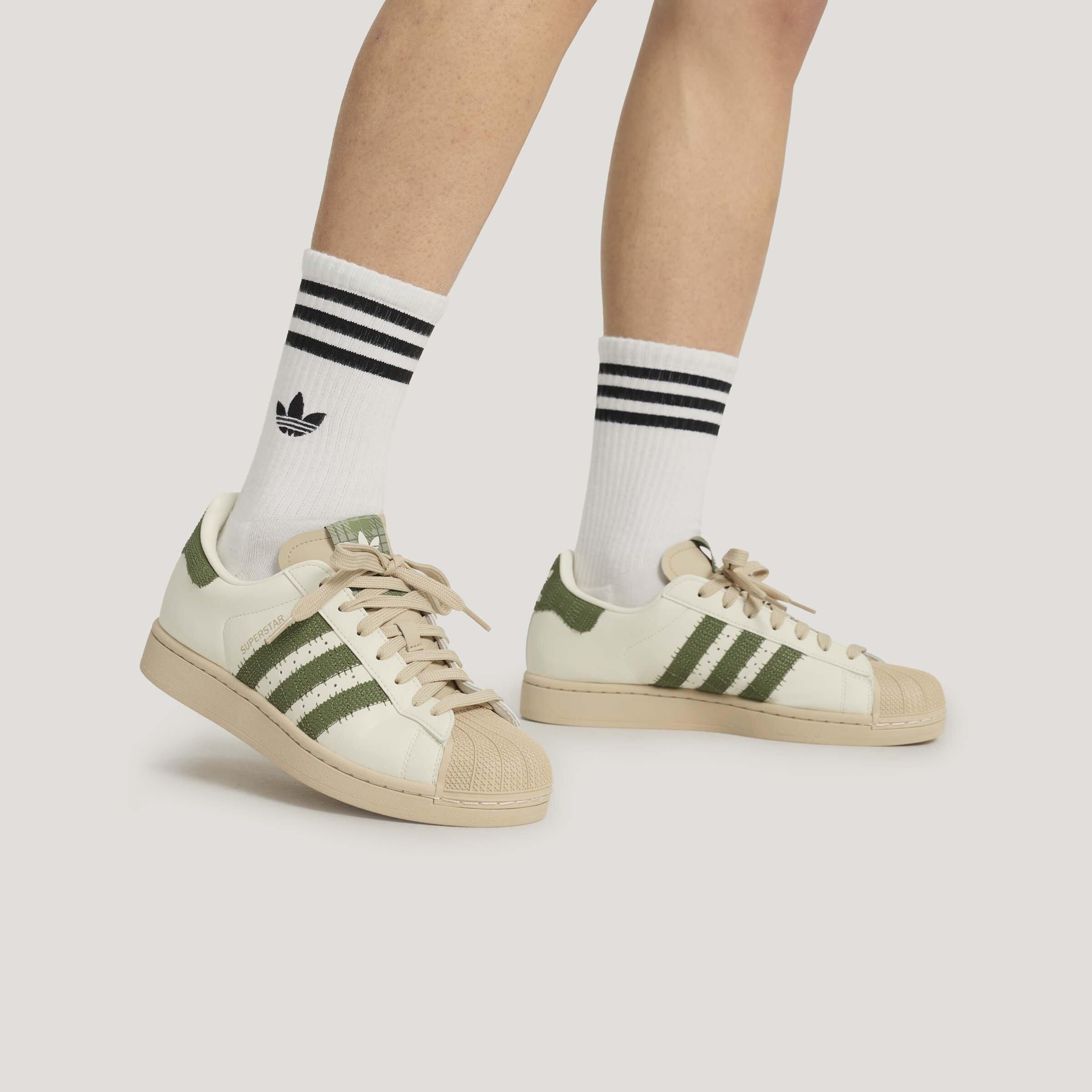 Adidas Originals Superstar 2 Skateboard Shoes Unisex Beige 42.5