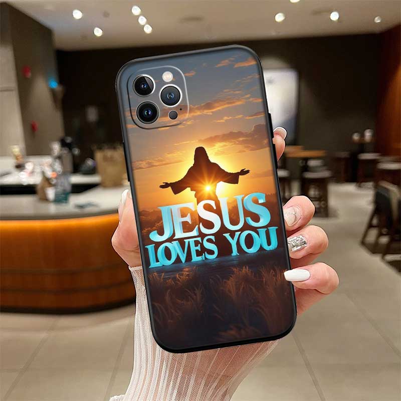 RE13 Bible Verse Jesus cross New High-End Shell Phone Case for Redmi Note 8 9 Pro Max 9S 9T 9C NFC 8T 8A 10A A4