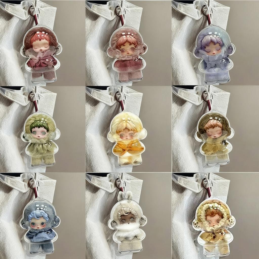 1/3Pcs For Skullpanda Protective Case For Skull Panda Winter Symphony & Impressionnisme Series Dolls Portable Organizer Gift