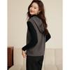 Vest Sweater Winter Versatile Sweater Lazy Sleeveless Vest Hat Layered Knitted Sweater