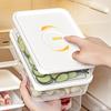 6PCS Thickened Storage Boxes Refrigerator Frozen Meat Dispenser Food Grade Crisper Food Seal Timing Box Kitchen Storage Supplies